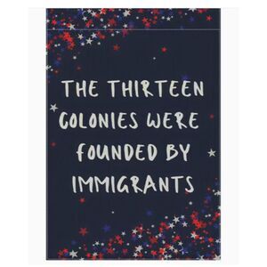 Double-Sided Garden Flag, Measuring 12 x 18 inches Thirteen Colonies Immigrants